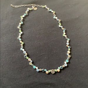 Lia Sophia silver necklace NWOT